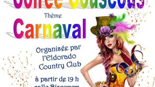 Soirée couscous thème carnaval